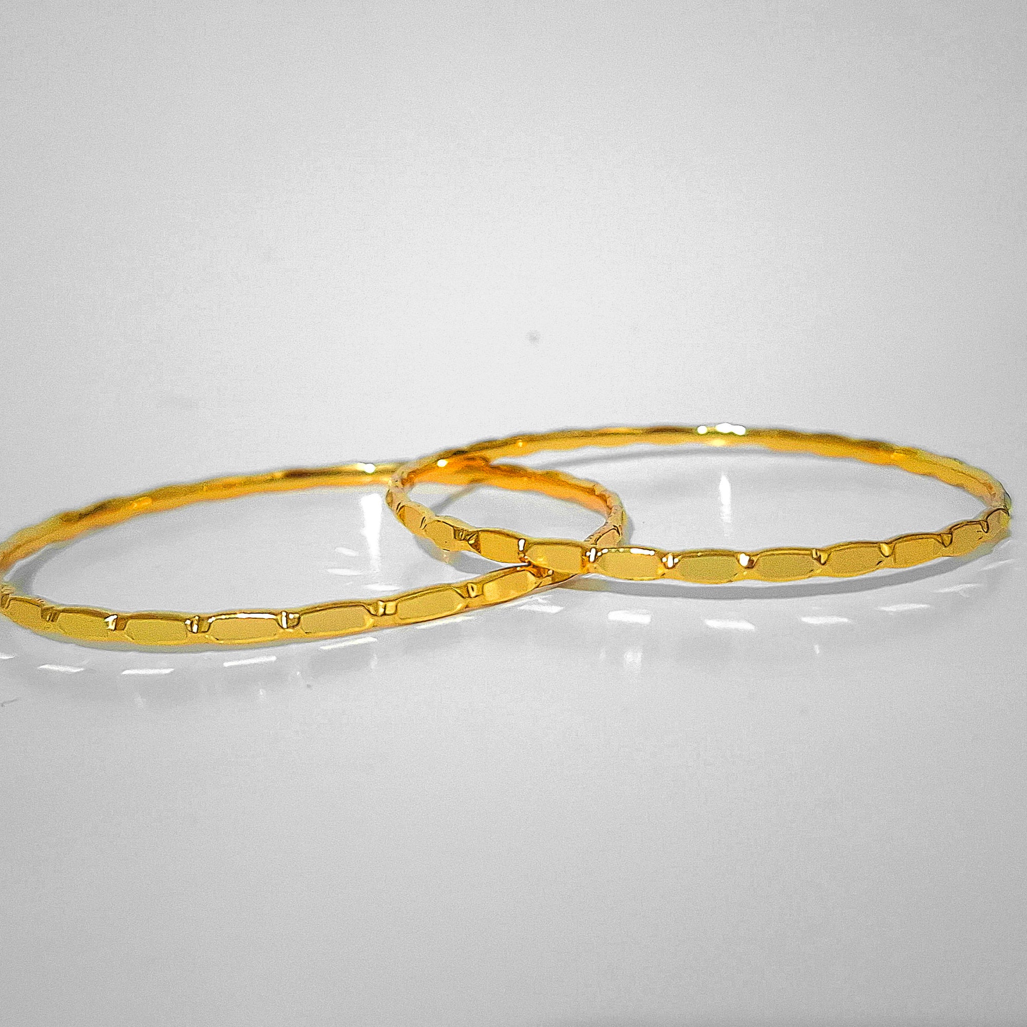 Gold plated Bangles