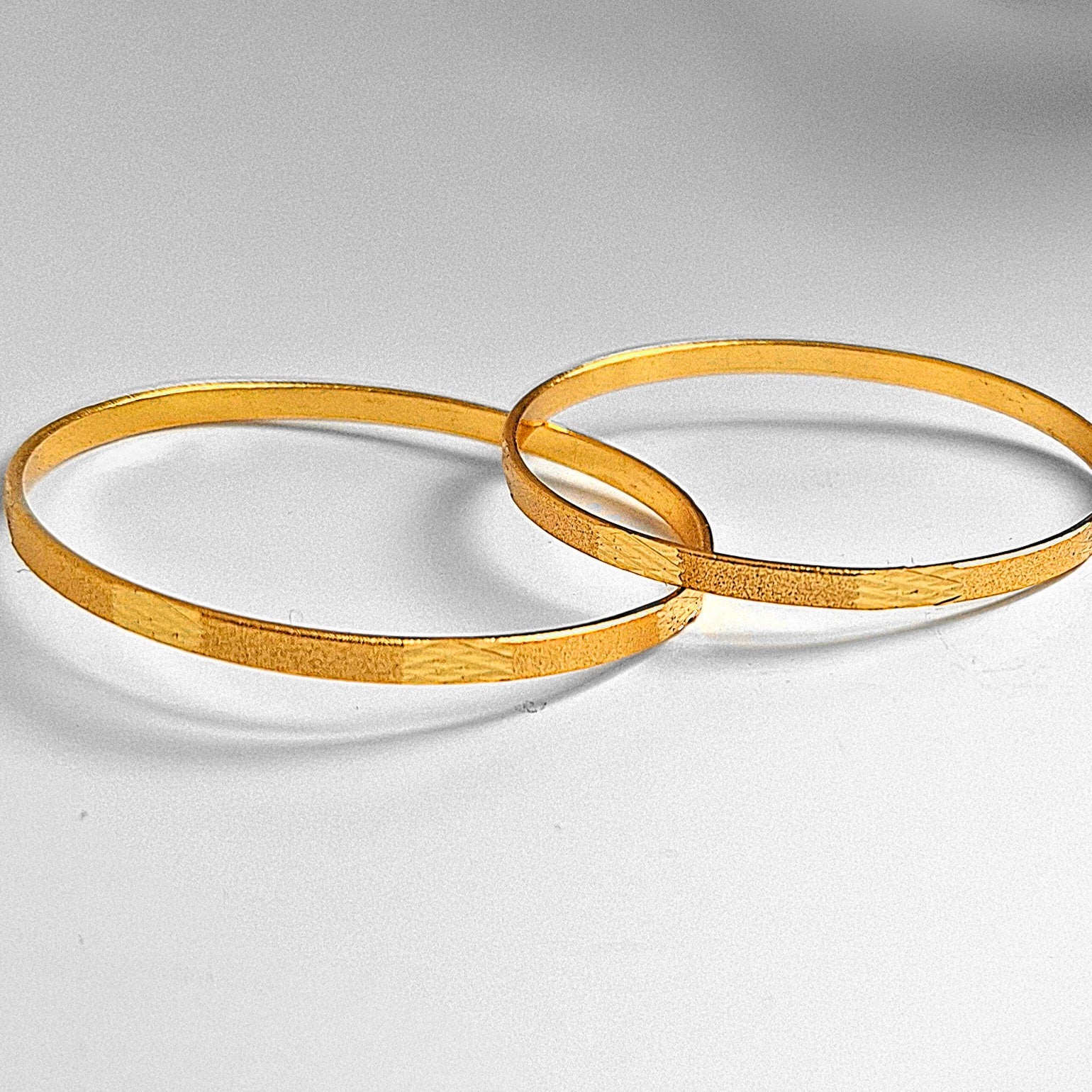 Gold Plated Kids Bangles
