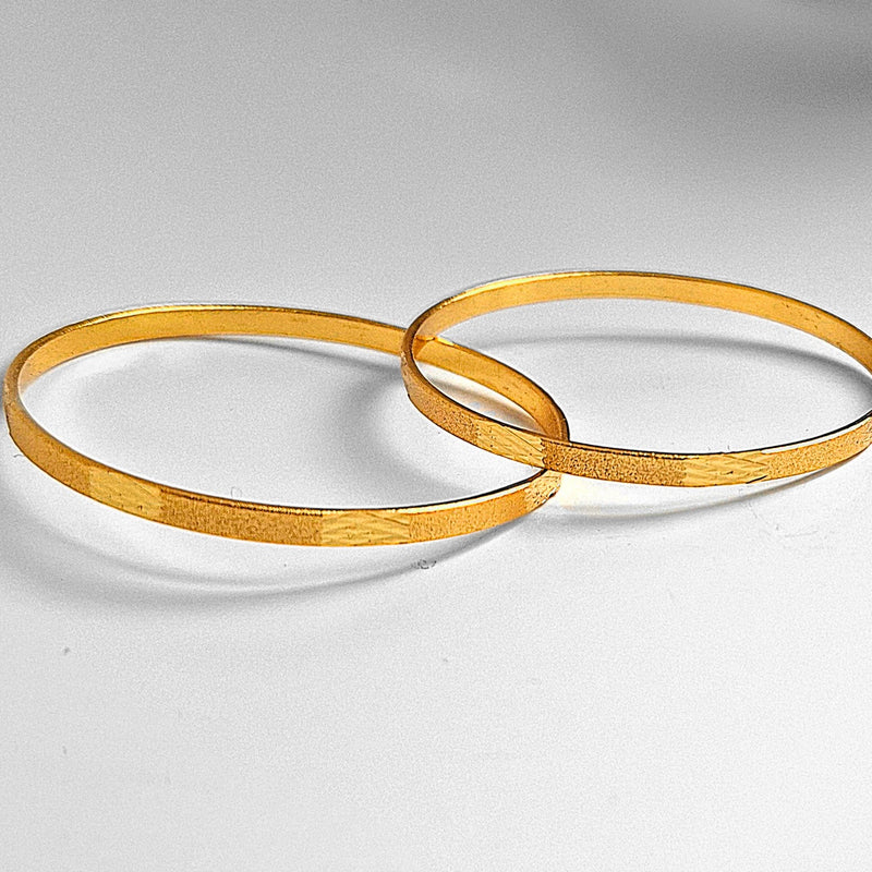 Gold Plated Kids Bangles