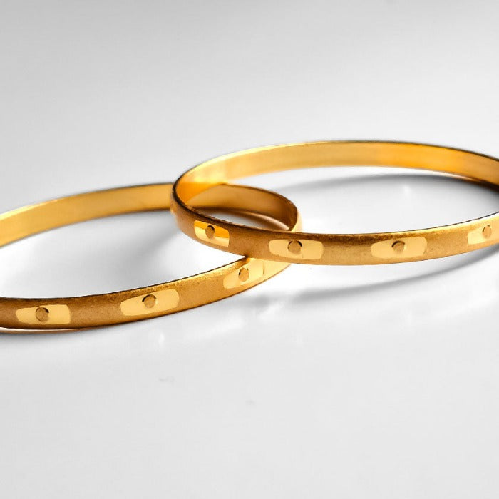 Gold plated kids Bangles