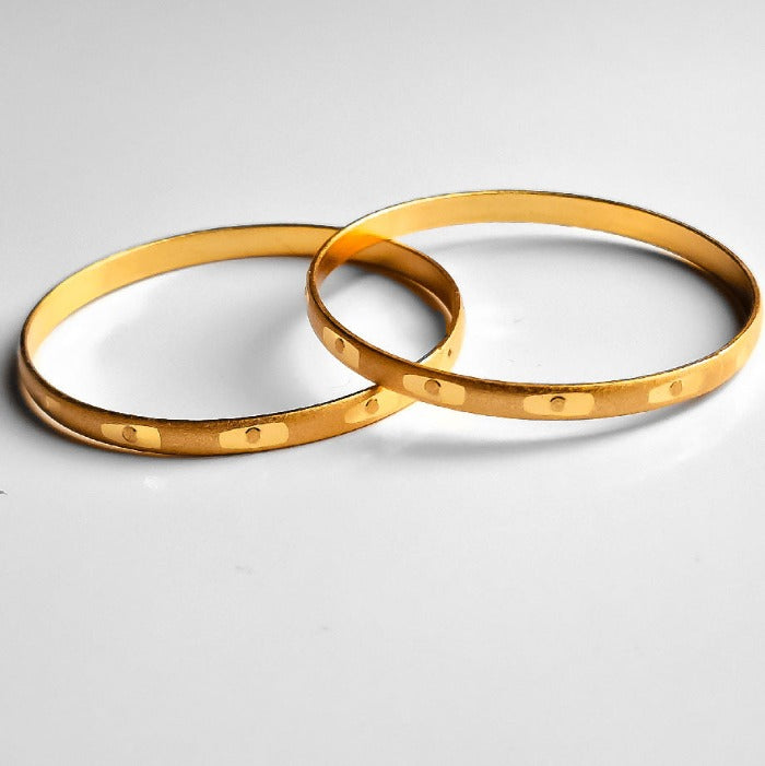 Gold plated kids Bangles