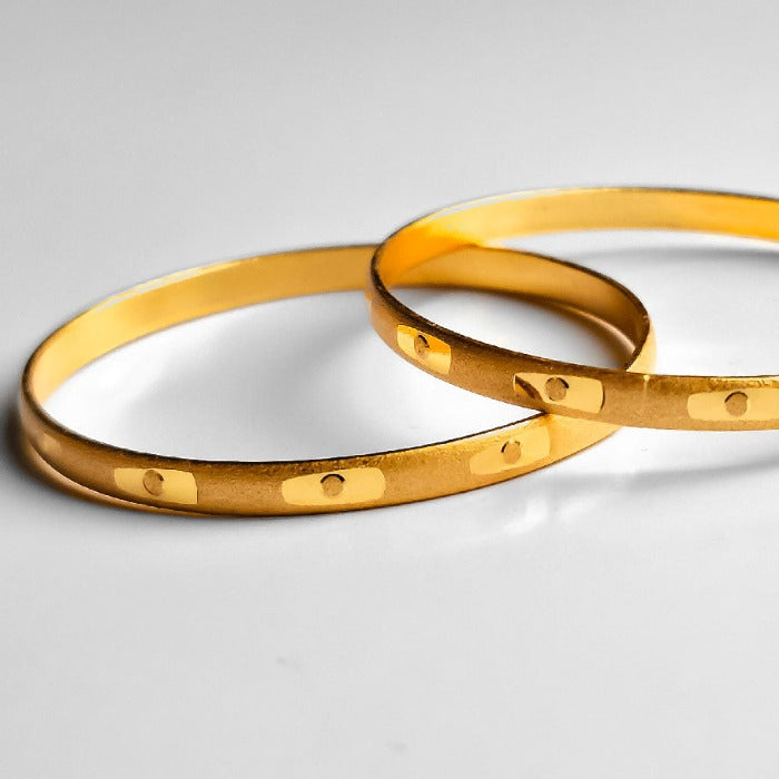 Gold plated kids Bangles