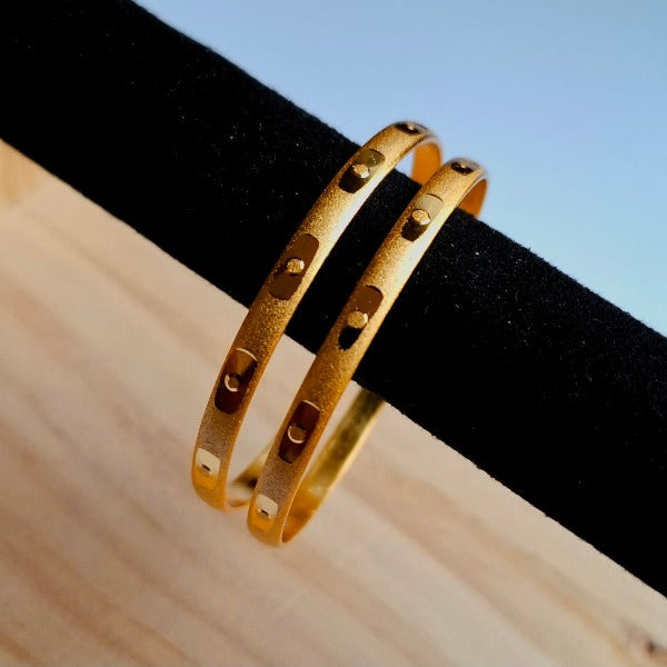 Gold plated kids Bangles