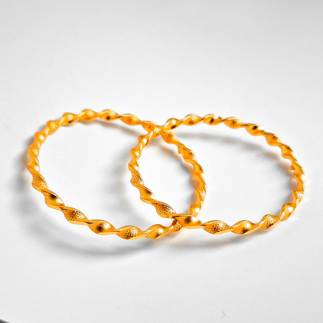 Gold plated kids Bangles