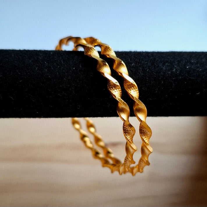 Gold plated kids Bangles