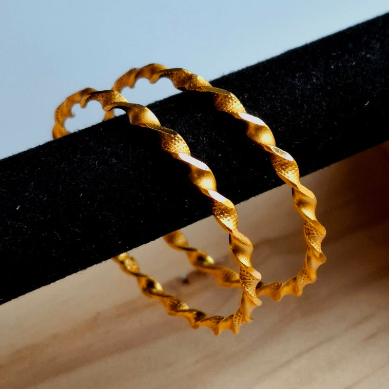 Gold plated kids Bangles