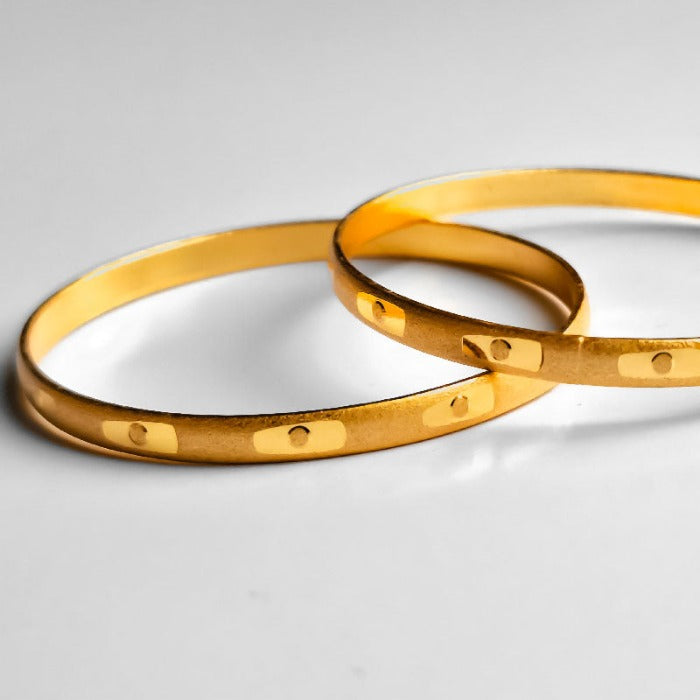 Gold plated kids Bangles