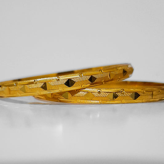 Gold plated Bangles