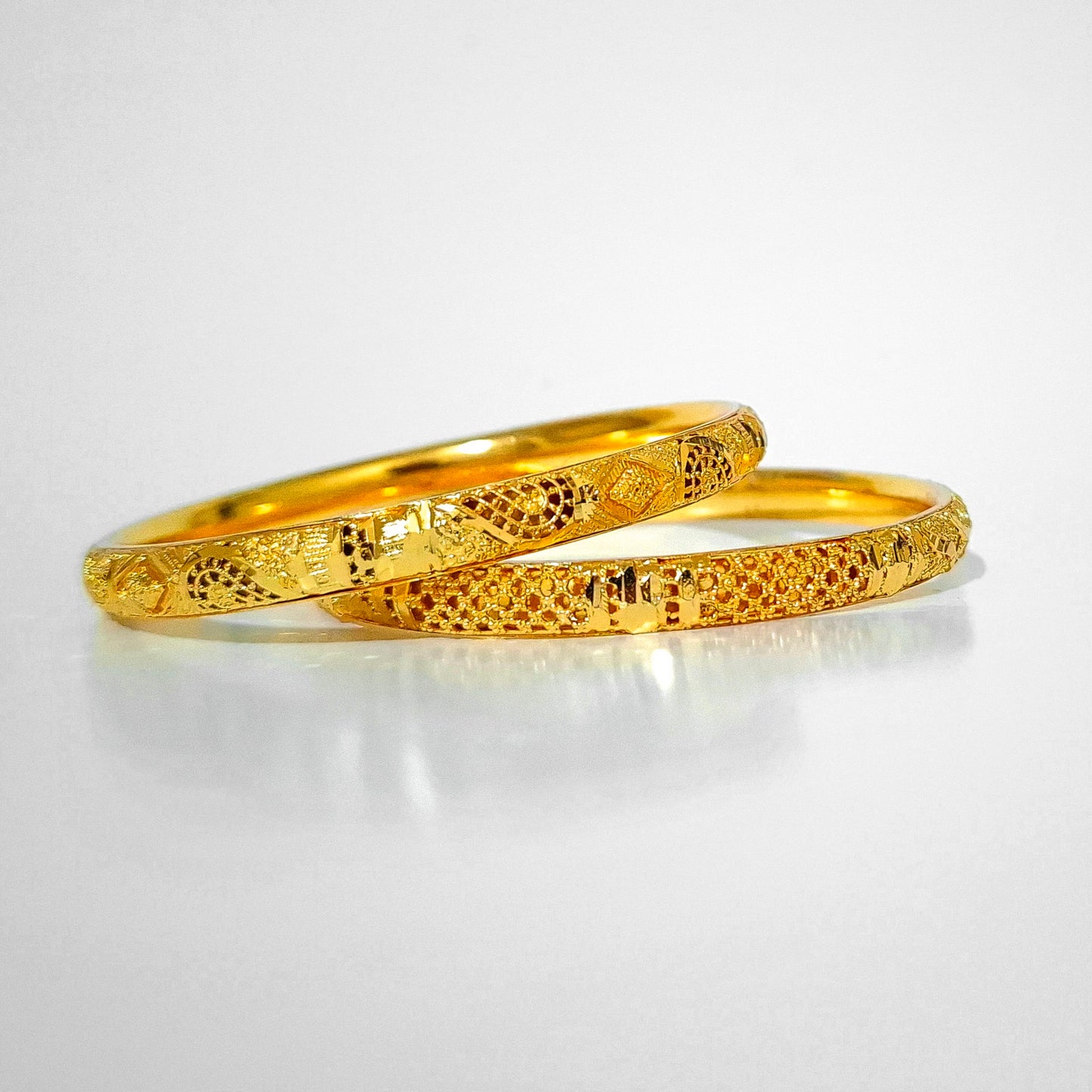 Gold plated Bangles