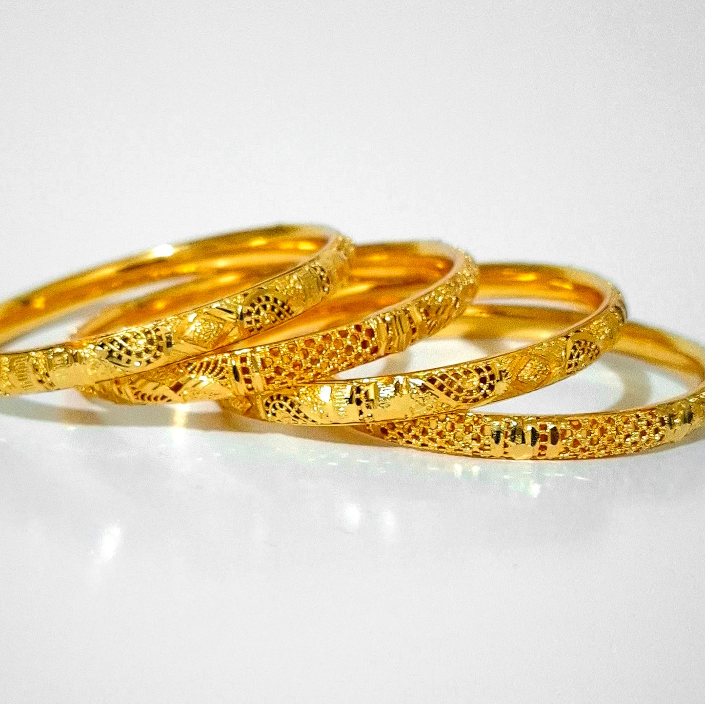 Gold plated Bangles