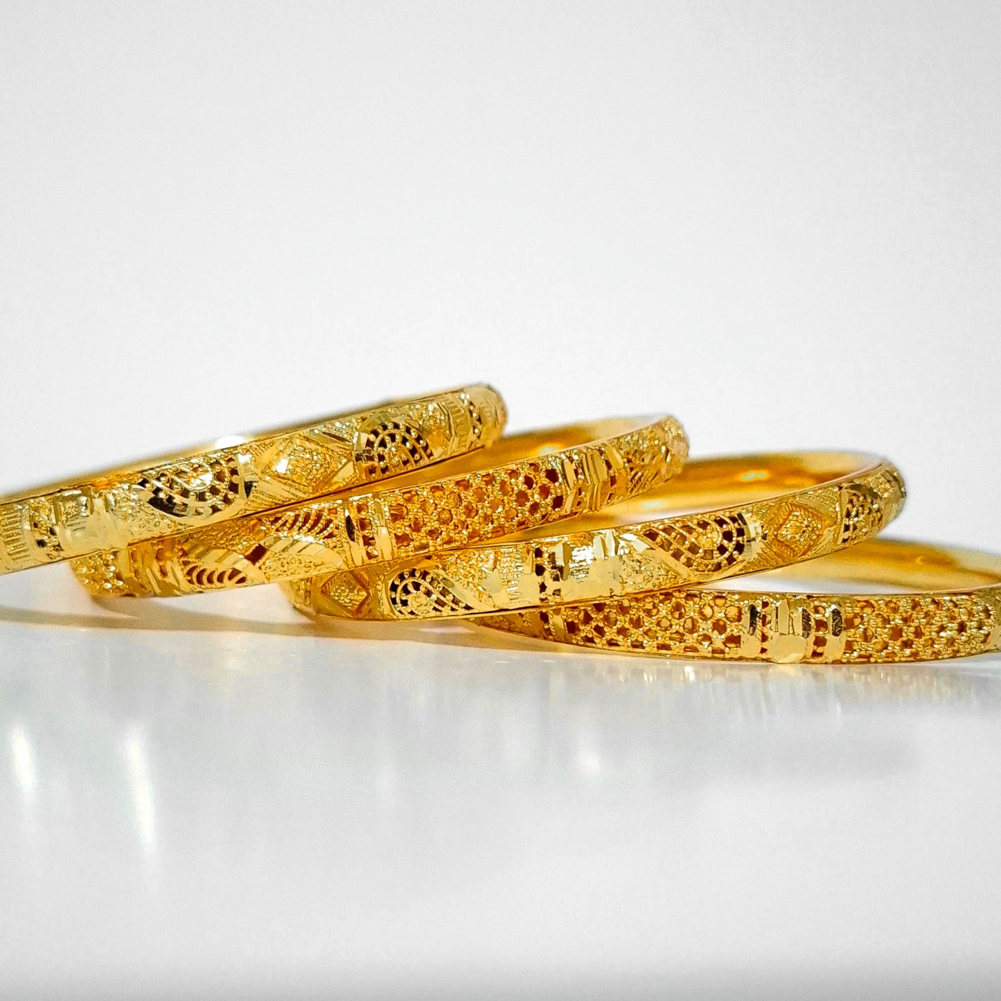 Gold plated Bangles