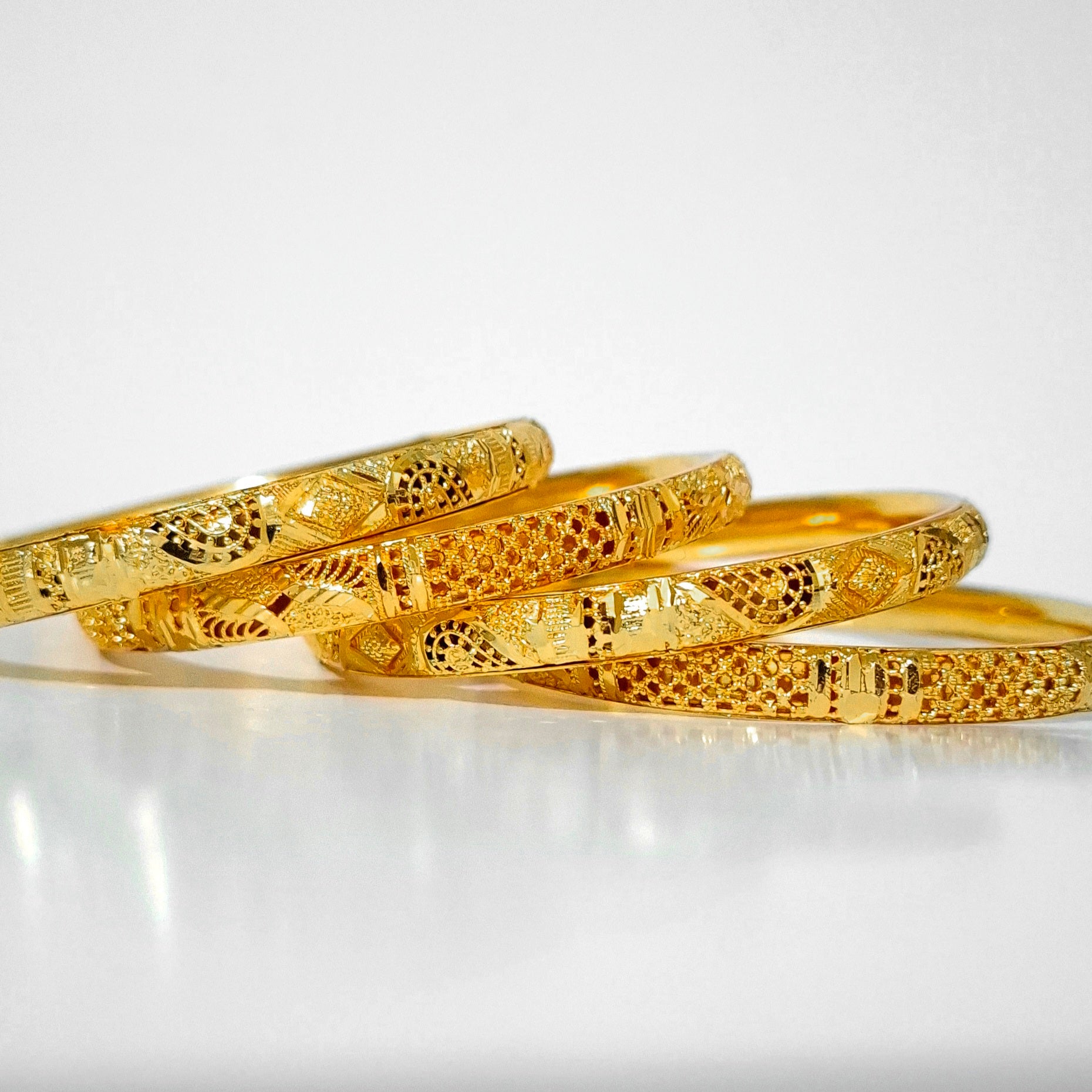Gold plated Bangles