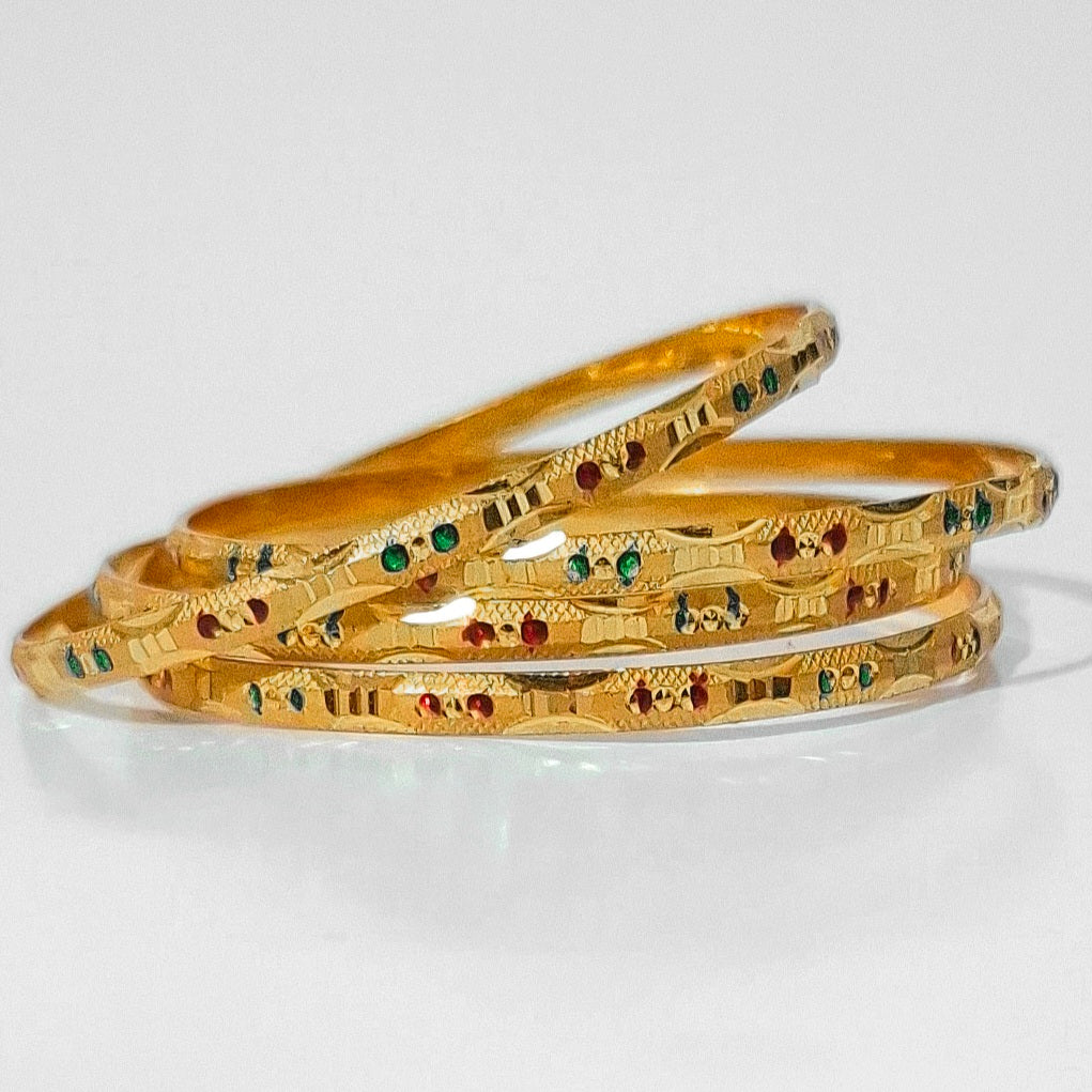 Gold plated Bangles