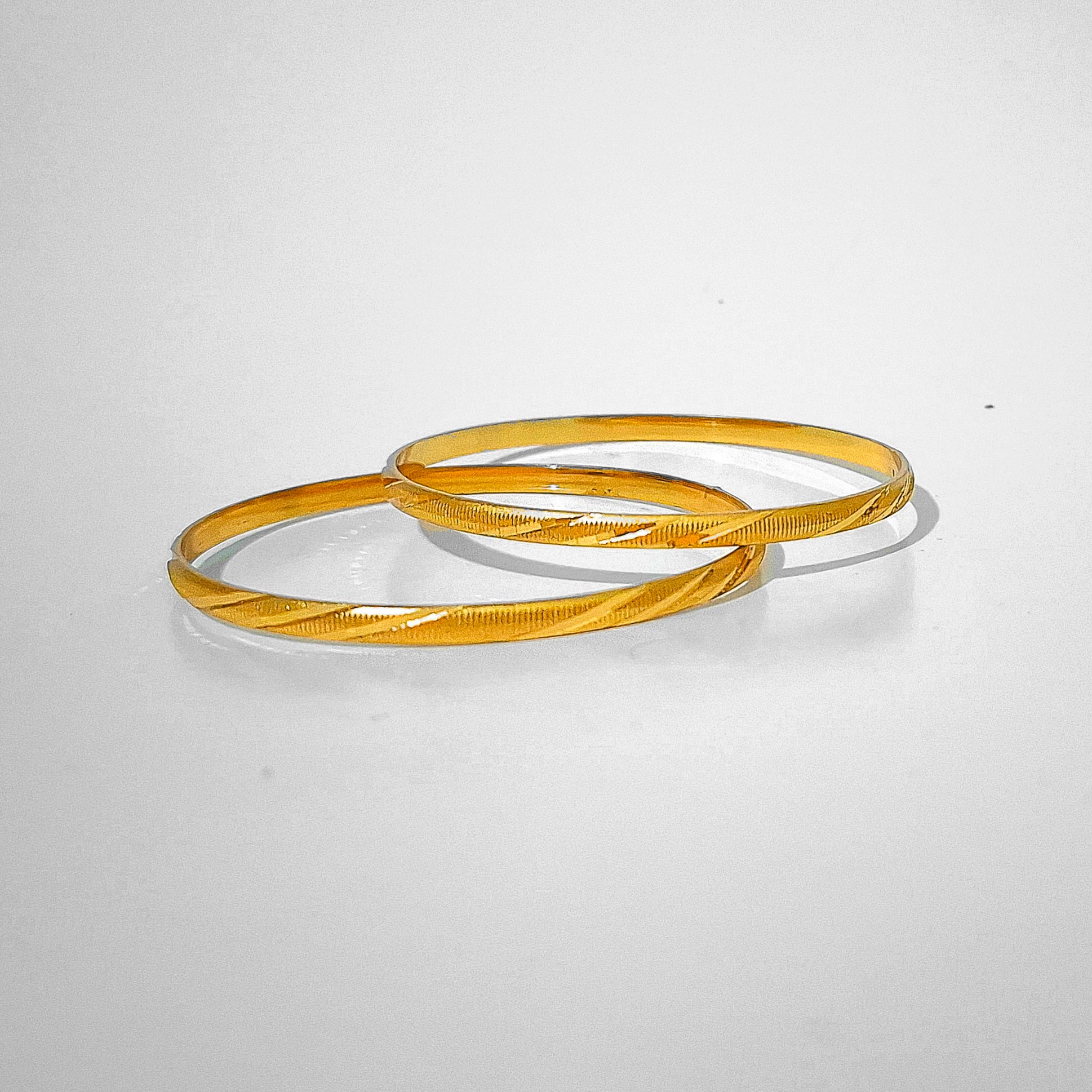 Gold plated Bangles