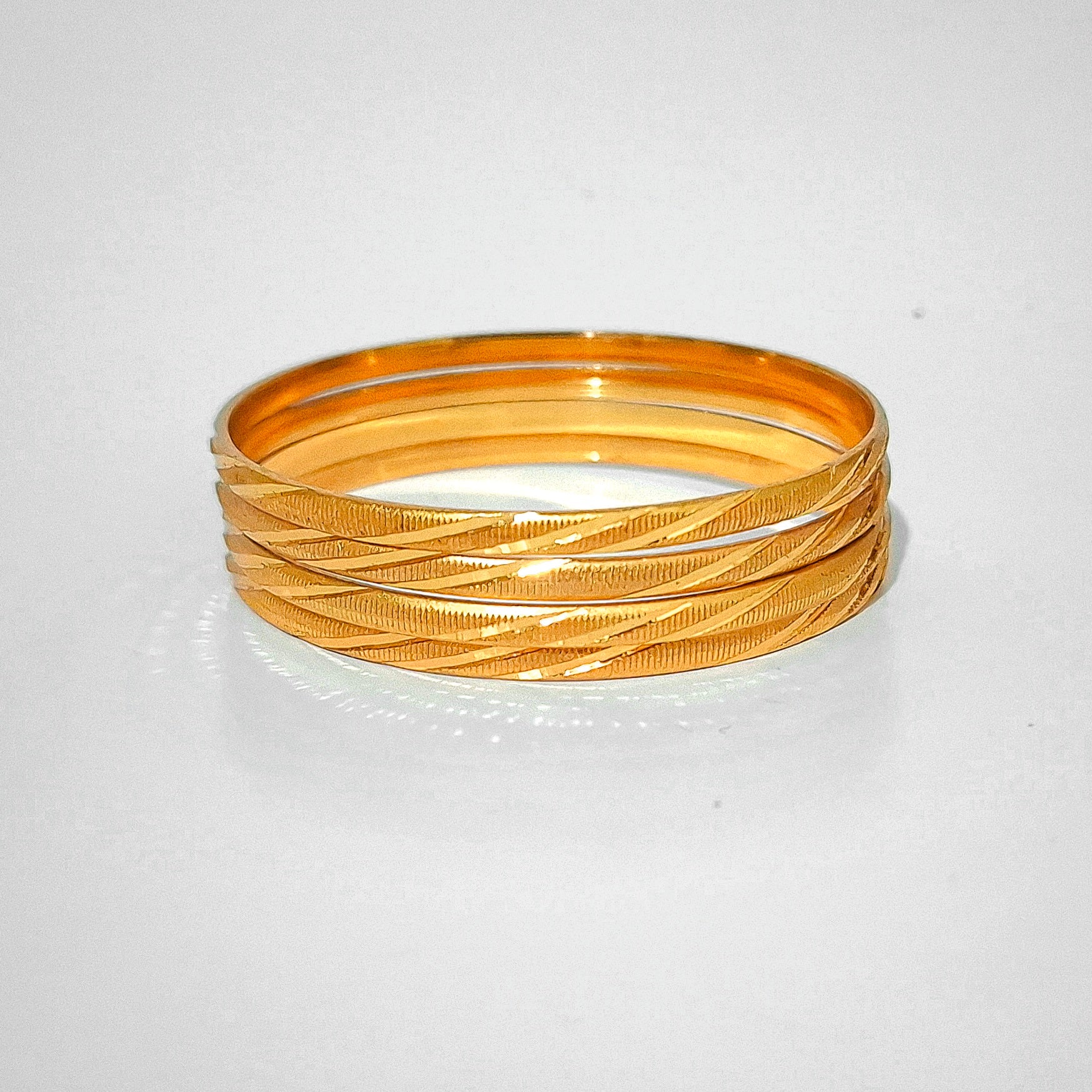 Gold plated Bangles
