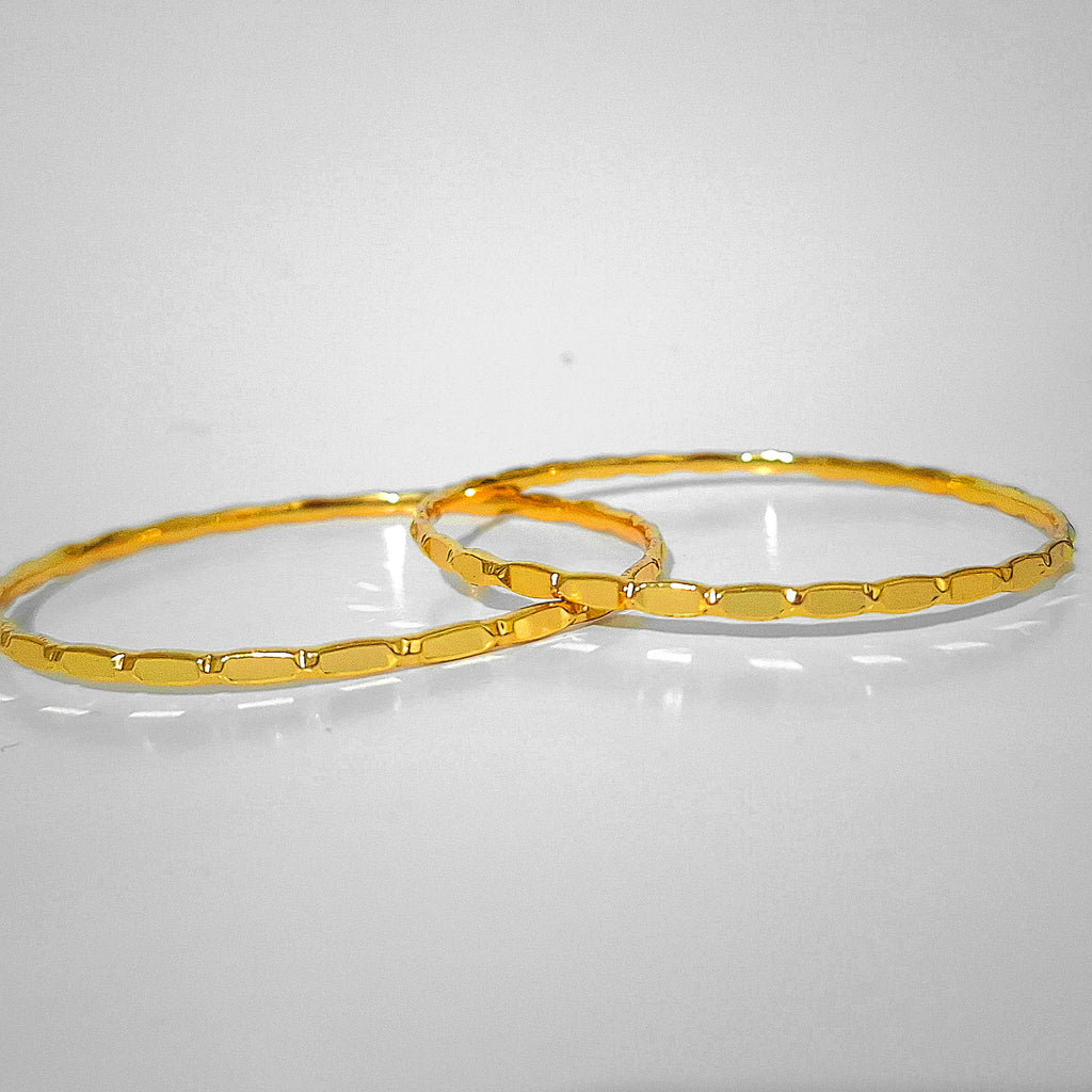 Gold plated Bangles
