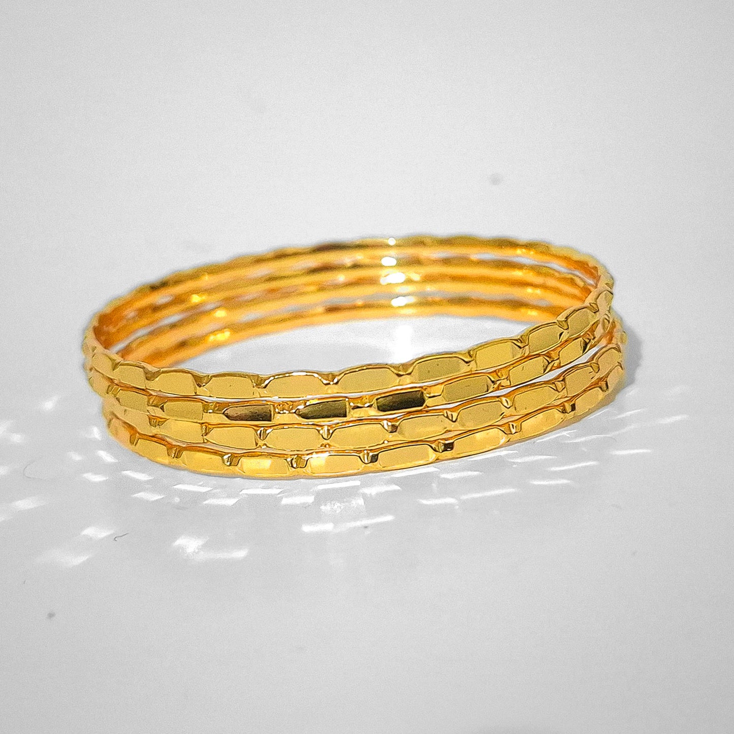 Gold plated Bangles