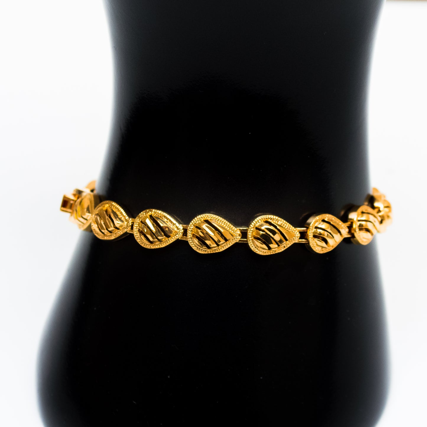 Gold-Plated Water Drop Bracelets