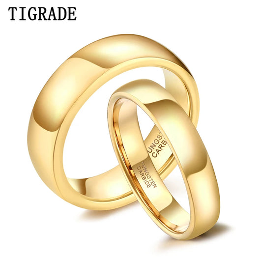 Gold Color Tungsten Ring