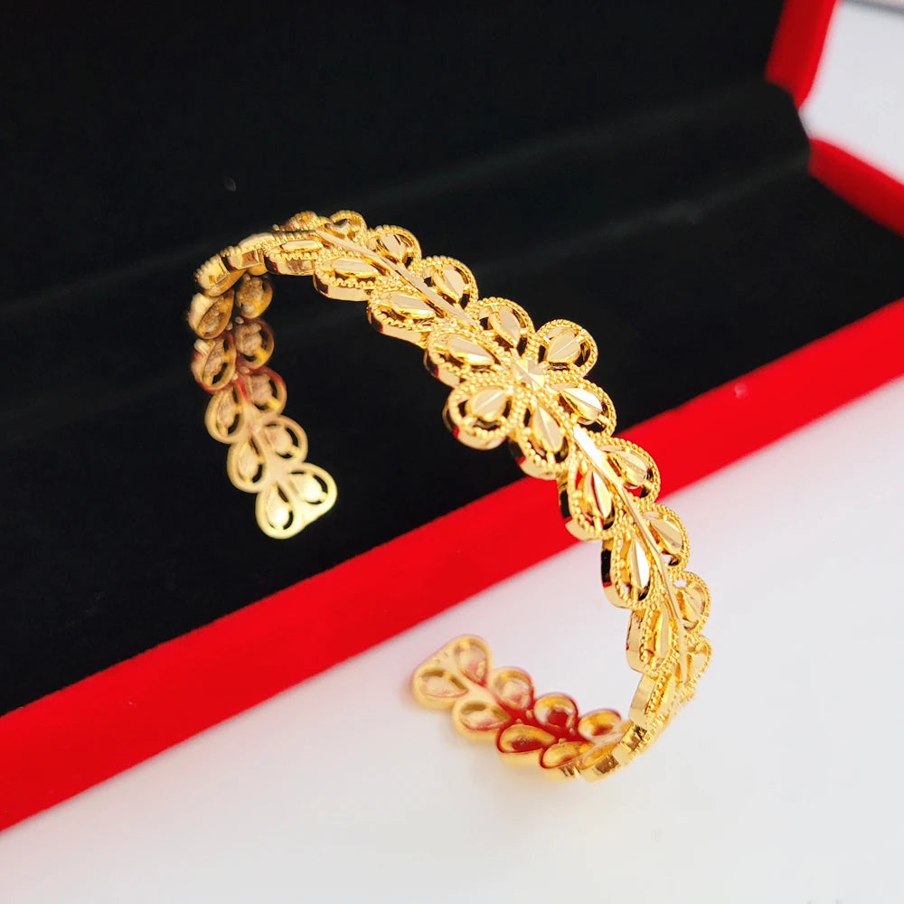 24K Gold Plated Bangles For Women