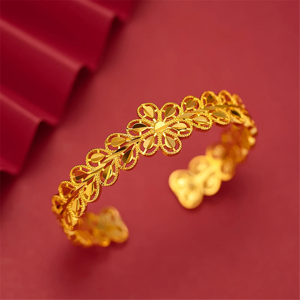 24K Gold Plated Bangles For Women