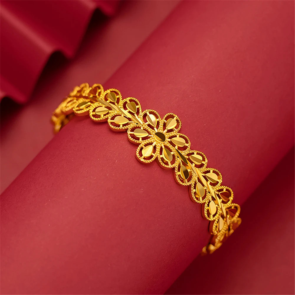 24K Gold Plated Bangles For Women