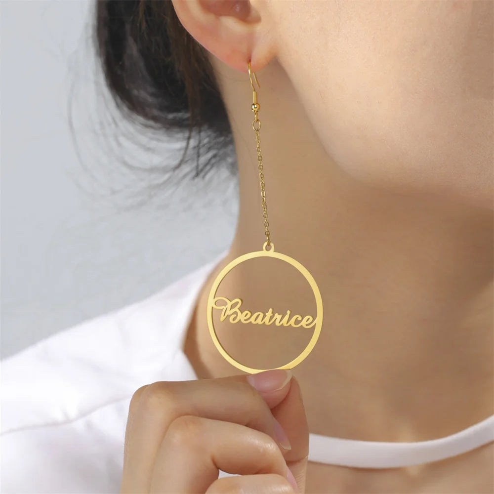 Personalised Name Earrings