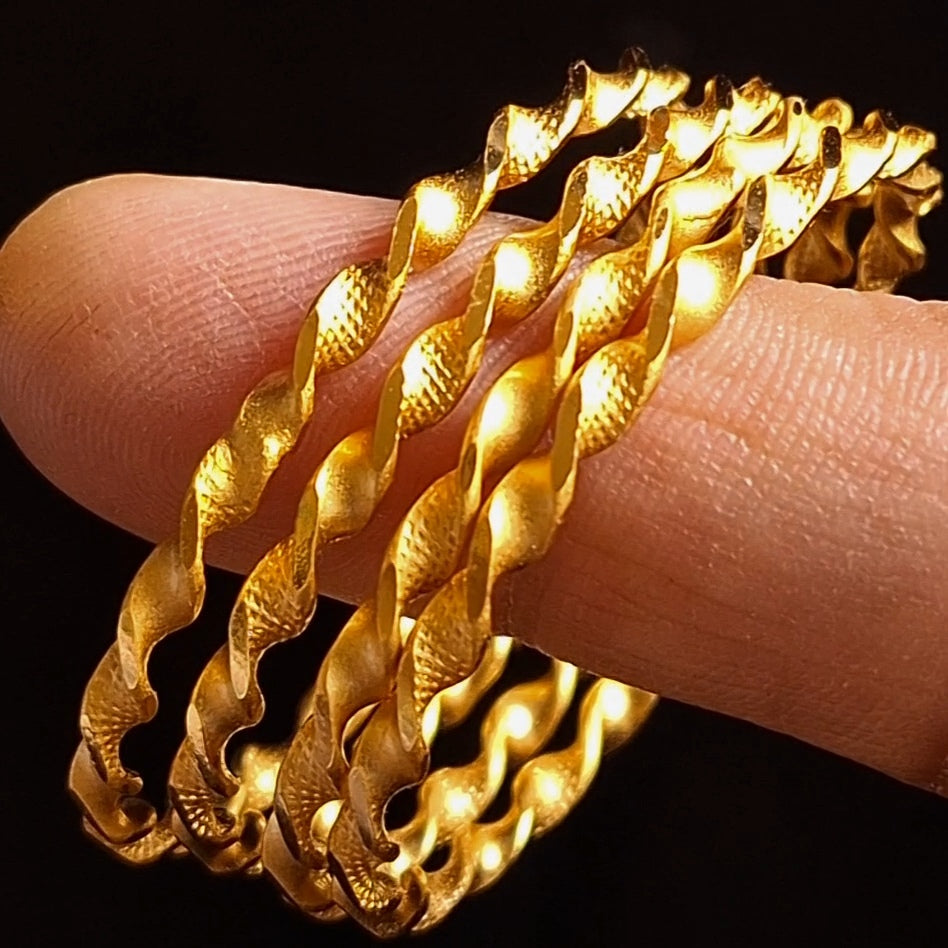 Gold plated kids Bangles