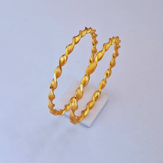 Gold plated kids Bangles