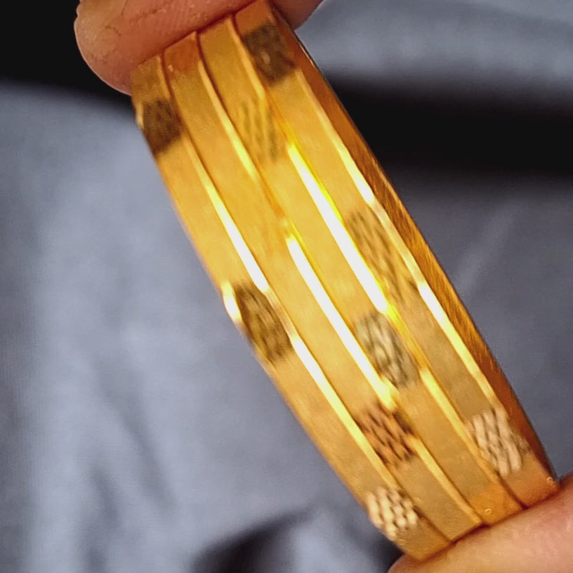Gold plated kids Bangles