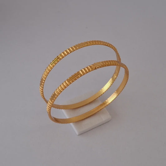 Gold plated kids bangle