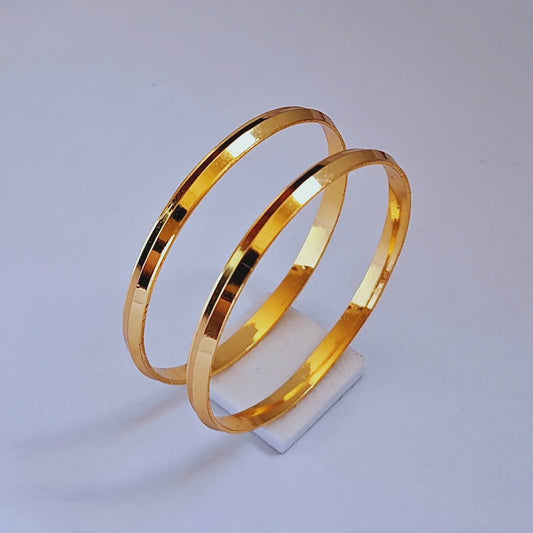 Gold plated kids bangle