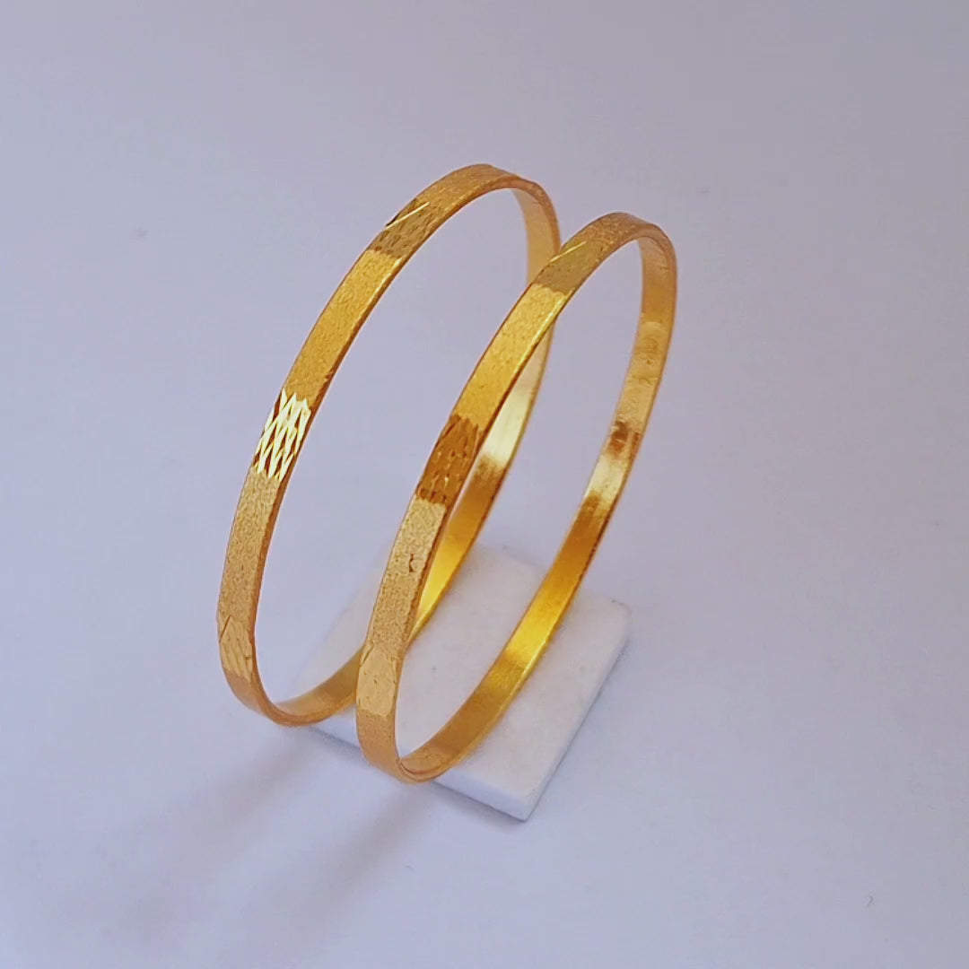 Gold plated kids Bangles