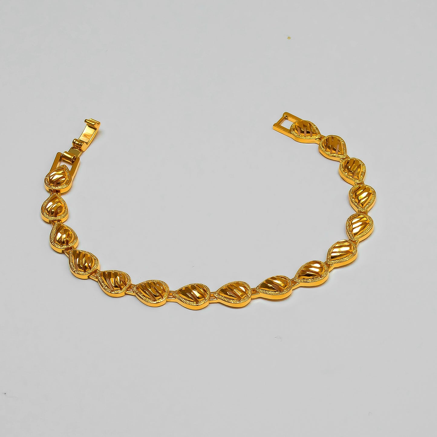 Gold-Plated Water Drop Bracelets